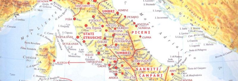 Mappa Umbria